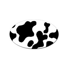 Cow Pattern Sticker (oval)