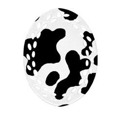 Cow Pattern Ornament (oval Filigree)