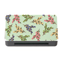 Berries Flowers Pattern Print Memory Card Reader With Cf