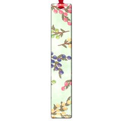 Berries Flowers Pattern Print Large Book Marks