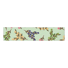 Berries Flowers Pattern Print Velvet Scrunchie