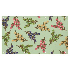 Berries Flowers Pattern Print Banner And Sign 7  X 4  by Maspions