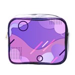 Colorful Labstract Wallpaper Theme Mini Toiletries Bag (One Side) Front