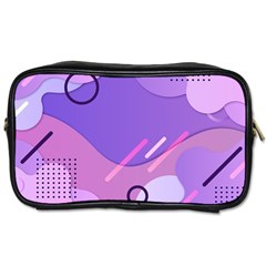 Colorful Labstract Wallpaper Theme Toiletries Bag (two Sides) by Apen