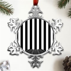 Stripes Geometric Pattern Digital Art Art Abstract Abstract Art Metal Small Snowflake Ornament by Proyonanggan