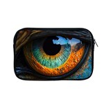 Eye Bird Feathers Vibrant Apple MacBook Pro 13  Zipper Case Front