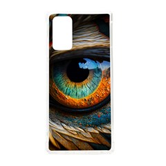 Eye Bird Feathers Vibrant Samsung Galaxy Note 20 Tpu Uv Case by Hannah976