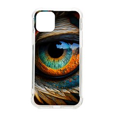 Eye Bird Feathers Vibrant Iphone 11 Pro 5 8 Inch Tpu Uv Print Case by Hannah976