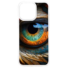 Eye Bird Feathers Vibrant Iphone 15 Pro Max Tpu Uv Print Case