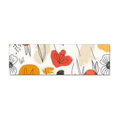 Floral Leaf Sticker (bumper)