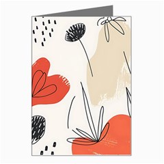 Floral Leaf Greeting Card