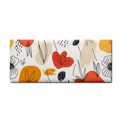 Floral Leaf Hand Towel by Ndabl3x