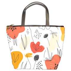 Floral Leaf Bucket Bag by Ndabl3x