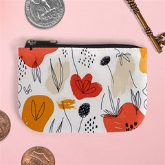 Floral Leaf Mini Coin Purse by Ndabl3x