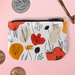 Floral Leaf Mini Coin Purse Back