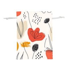 Floral Leaf Lightweight Drawstring Pouch (s) by Ndabl3x