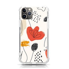 Floral Leaf Iphone 11 Pro 5 8 Inch Tpu Uv Print Case by Ndabl3x