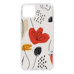 Floral Leaf Iphone 14 Plus Tpu Uv Print Case by Ndabl3x