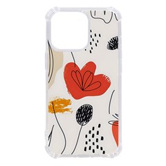 Floral Leaf Iphone 13 Pro Tpu Uv Print Case by Ndabl3x