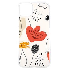 Floral Leaf Iphone 15 Pro Tpu Uv Print Case