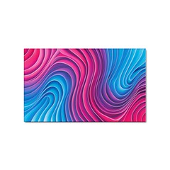 Spiral Swirl Pattern Light Circle Sticker Rectangular (10 Pack) by Ndabl3x