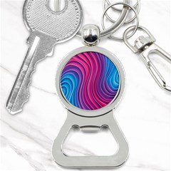 Spiral Swirl Pattern Light Circle Bottle Opener Key Chain by Ndabl3x