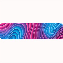 Spiral Swirl Pattern Light Circle Large Bar Mat by Ndabl3x