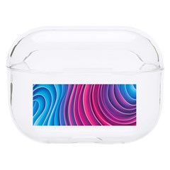 Spiral Swirl Pattern Light Circle Hard Pc Airpods Pro Case by Ndabl3x