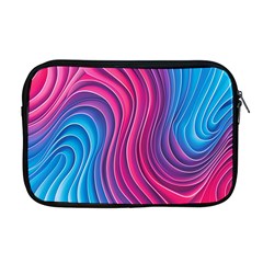 Spiral Swirl Pattern Light Circle Apple Macbook Pro 17  Zipper Case by Ndabl3x