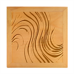 Spiral Swirl Pattern Light Circle Wood Photo Frame Cube by Ndabl3x