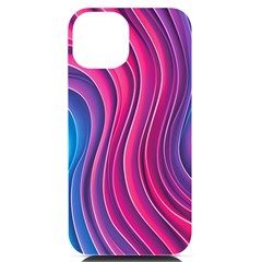 Spiral Swirl Pattern Light Circle Iphone 14 Black Uv Print Case by Ndabl3x