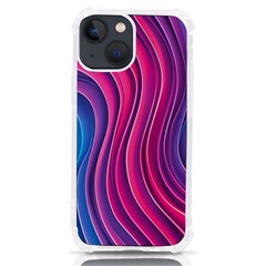 Spiral Swirl Pattern Light Circle Iphone 13 Mini Tpu Uv Print Case by Ndabl3x