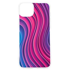 Spiral Swirl Pattern Light Circle Iphone 15 Pro Tpu Uv Print Case