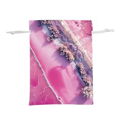 Texture Pink Pattern Paper Grunge Lightweight Drawstring Pouch (l) by Ndabl3x