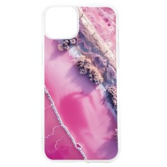 Texture Pink Pattern Paper Grunge Iphone 15 Tpu Uv Print Case