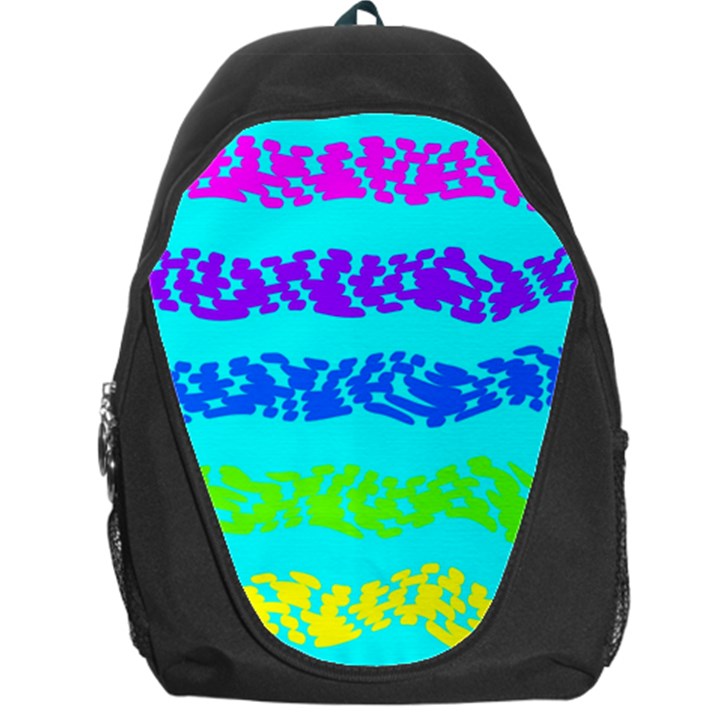 Abstract Design Pattern Backpack Bag