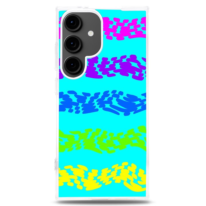 Abstract Design Pattern Samsung Galaxy S24 Plus 6.7 Inch TPU UV Case