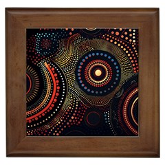 Abstract Geometric Pattern Framed Tile by Ndabl3x