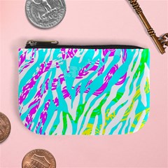 Animal Print Bright Abstract Mini Coin Purse by Ndabl3x