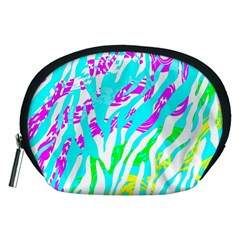 Animal Print Bright Abstract Accessory Pouch (medium)