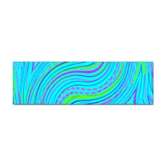 Pattern Swirl Pink Green Aqua Sticker (bumper)