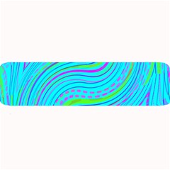 Pattern Swirl Pink Green Aqua Large Bar Mat by Ndabl3x