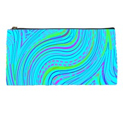 Pattern Swirl Pink Green Aqua Pencil Case by Ndabl3x