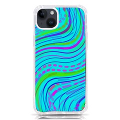 Pattern Swirl Pink Green Aqua Iphone 14 Plus Tpu Uv Print Case by Ndabl3x