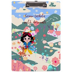 Personalized Snow White Name A4 Acrylic Clipboard (2 styles)