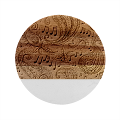 638254ea-0991-4346-9859-da6dfcadec35 Marble Wood Coaster (Round)