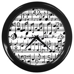 5e2d1c11-c7c0-4b1e-b5e9-1d02507e40e4 Wall Clock (black) by RiverRootsReggae