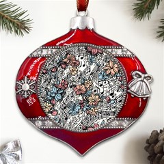 7bbf2620-c583-4b5b-b343-7748628ee7df Metal Snowflake And Bell Red Ornament