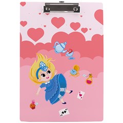 Personalized Alice Fall Down Name A4 Acrylic Clipboard (2 styles)