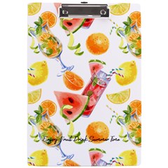 Personalized Fruit Drink Name A4 Acrylic Clipboard (2 styles)